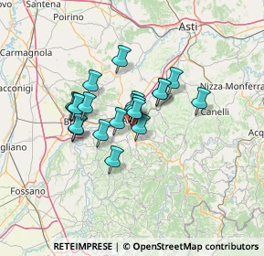 Mappa Via Montebellina, 12051 Alba CN, Italia (9.3995)