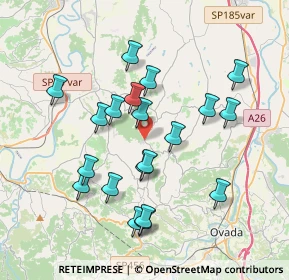 Mappa Via Giuseppe Mazzini, 15010 Montaldo Bormida AL, Italia (3.614)