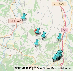 Mappa Via Giuseppe Mazzini, 15010 Montaldo Bormida AL, Italia (5.20308)