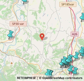 Mappa Via Giuseppe Mazzini, 15010 Montaldo Bormida AL, Italia (7.469)