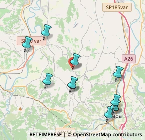 Mappa Via Giuseppe Mazzini, 15010 Montaldo Bormida AL, Italia (4.51818)