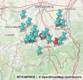 Mappa Via Giuseppe Mazzini, 15010 Montaldo Bormida AL, Italia (11.7335)