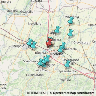 Mappa Autostrada del Brennero, 41011 Campogalliano MO, Italia (11.64333)