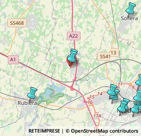 Mappa Via Alcide De Gasperi, 41011 Campogalliano MO, Italia (6.37583)