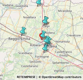 Mappa Via Alcide De Gasperi, 41011 Campogalliano MO, Italia (25.26643)