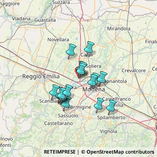 Mappa Via Alcide De Gasperi, 41011 Campogalliano MO, Italia (10.78471)