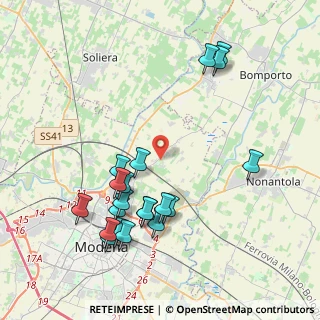 Mappa Via Del Grano, 41122 Modena MO, Italia (4.3825)