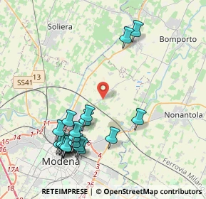 Mappa Via Del Grano, 41122 Modena MO, Italia (4.5995)