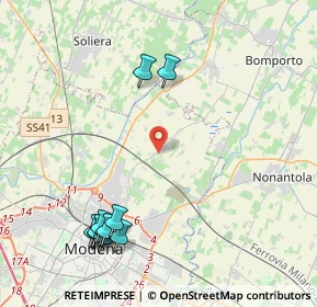 Mappa Via Del Grano, 41122 Modena MO, Italia (5.14)