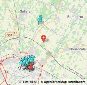 Mappa Via Del Grano, 41122 Modena MO, Italia (5.28909)