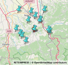 Mappa Viale Rimembranza, 15066 Gavi AL, Italia (6.28933)