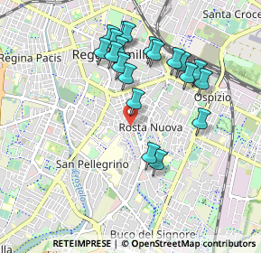 Mappa Via Leonardo Da Vinci, 42122 Reggio nell'Emilia RE, Italia (0.921)