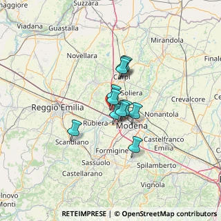 Mappa Via Lelli, 41011 Campogalliano MO, Italia (7.92273)