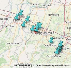 Mappa Via Fratelli Miselli, 42025 Cavriago RE, Italia (16.60067)