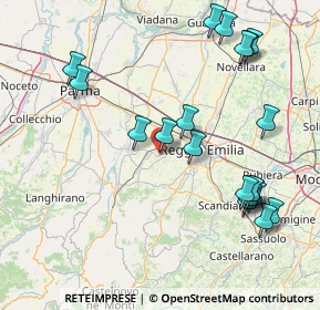 Mappa Via Fratelli Miselli, 42025 Cavriago RE, Italia (18.5875)