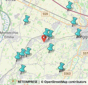 Mappa Via Fratelli Miselli, 42025 Cavriago RE, Italia (4.72154)