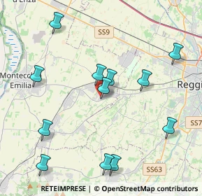 Mappa Via Fratelli Miselli, 42025 Cavriago RE, Italia (4.5175)