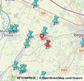 Mappa Via Fratelli Miselli, 42025 Cavriago RE, Italia (6.326)