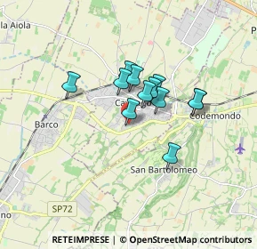 Mappa Via Fratelli Miselli, 42025 Cavriago RE, Italia (1.175)