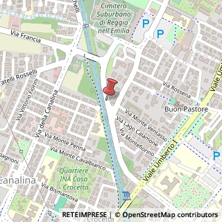 Mappa Via lungo crostolo 2, 42100 Reggio nell'Emilia, Reggio nell'Emilia (Emilia Romagna)