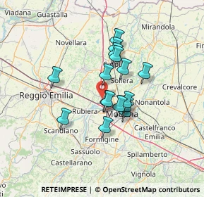 Mappa Via Che Guevara, 41011 Campogalliano MO, Italia (10.0025)