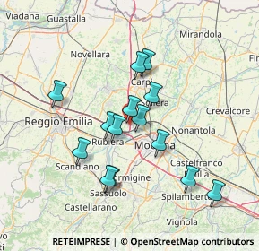 Mappa Via Che Guevara, 41011 Campogalliano MO, Italia (12.515)