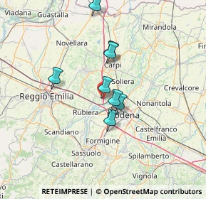 Mappa Via Che Guevara, 41011 Campogalliano MO, Italia (25.225)