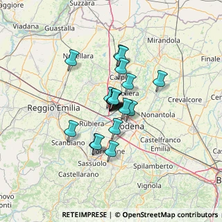 Mappa Via Ponte Alto, 41011 Campogalliano MO, Italia (8.1735)