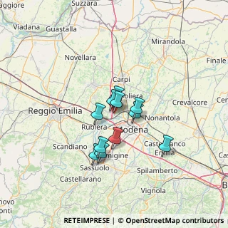 Mappa Via Ponte Alto, 41011 Campogalliano MO, Italia (9.25)