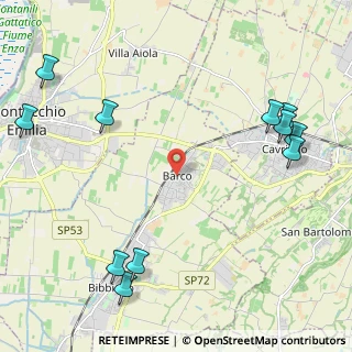 Mappa Piazza XXV Aprile, 42021 Bibbiano RE, Italia (2.99545)