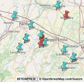 Mappa Piazza XXV Aprile, 42021 Bibbiano RE, Italia (16.77667)