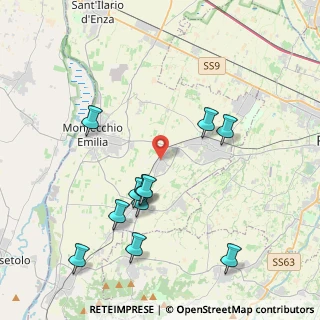 Mappa Piazza XXV Aprile, 42021 Bibbiano RE, Italia (4.33)