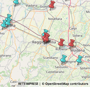 Mappa Via Mutilati del Lavoro, 42122 Reggio nell'Emilia RE, Italia (18.52857)