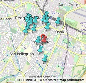 Mappa Via Mutilati del Lavoro, 42122 Reggio nell'Emilia RE, Italia (0.7795)