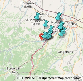 Mappa Via Piani di Riva, 43040 Varano De' Melegari PR, Italia (11.035)