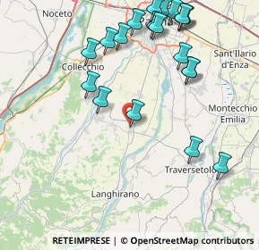 Mappa Strada Calastra, 43013 Langhirano PR, Italia (9.6545)