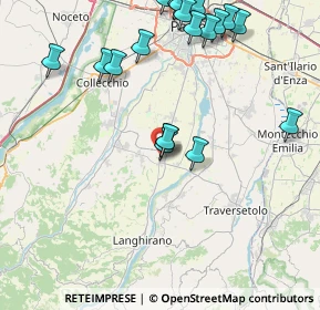 Mappa Strada Calastra, 43013 Langhirano PR, Italia (9.8155)