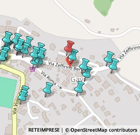 Mappa Via Zeffirino Bertelli, 15066 Gavi AL, Italia (0.14074)