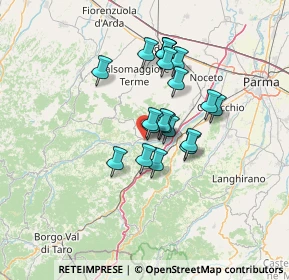 Mappa Strada della Rocca, 43040 Varano de' Melegari PR, Italia (10.249)