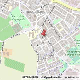 Mappa Via A. De Gasperi, 3, 41011 Campogalliano, Modena (Emilia Romagna)