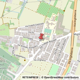 Mappa Via F.lli Gastinelli, 1, 42123 Reggio nell'Emilia, Reggio nell'Emilia (Emilia Romagna)