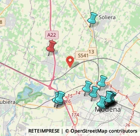 Mappa 41011 Modena MO, Italia (5.315)