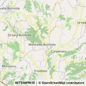Mappa Montaldo Bormida
