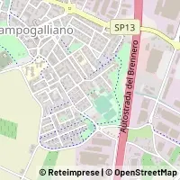Mapa Campogalliano