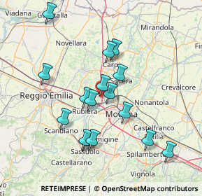 Mappa Via Bonaccini, 41011 Campogalliano MO, Italia (13.78938)