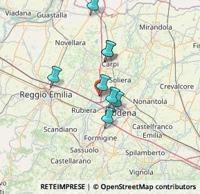Mappa Via Bonaccini, 41011 Campogalliano MO, Italia (25.24714)