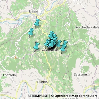 Mappa Piazza Caracco, 14050 Cassinasco AT, Italia (0.496)