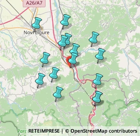 Mappa Via Interiore, 15061 Arquata Scrivia AL, Italia (6.68067)