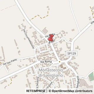 Mappa Via circonvallazione 2, 12030 Monasterolo di Savigliano, Cuneo (Piemonte)