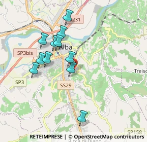 Mappa Via Gaetano Donizetti, 12051 Alba CN, Italia (1.70636)